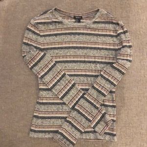 Forever21 striped, ribbed sweater